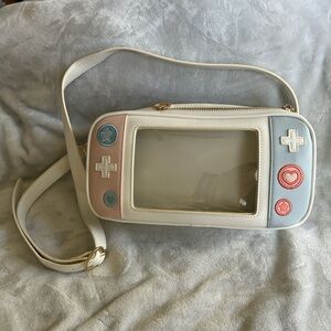 Cream and Pastel Crossbody Bag